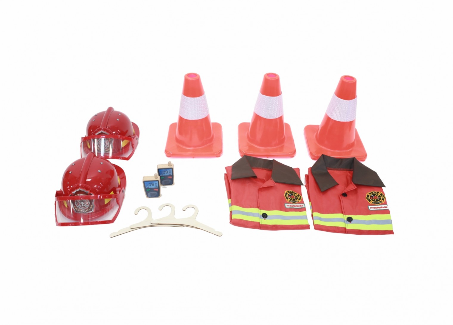 Dramatic Play - Fire Engine Role Play Accessories 12 Piece Set